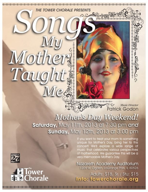 Songs My Mother Taught Me concert program