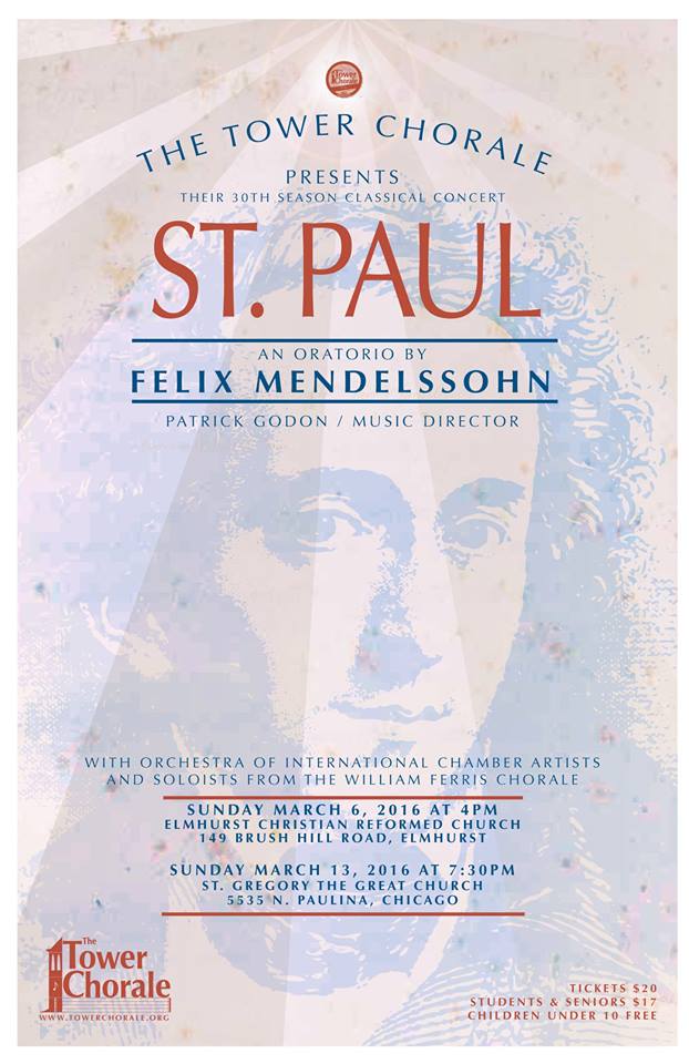 Mendelssohns St. Paul concert program