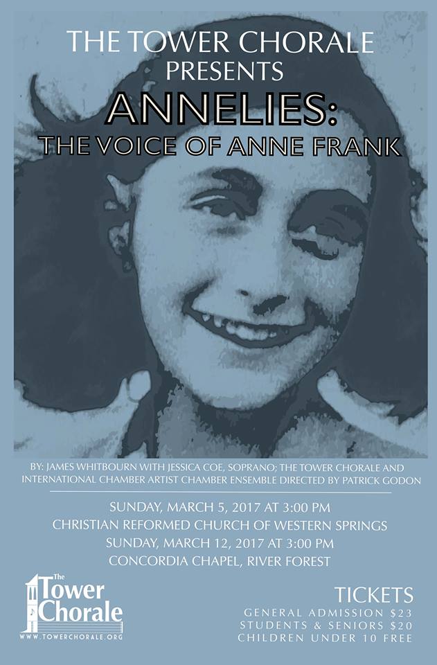 Annelies the Voice of Anne Frank concert program