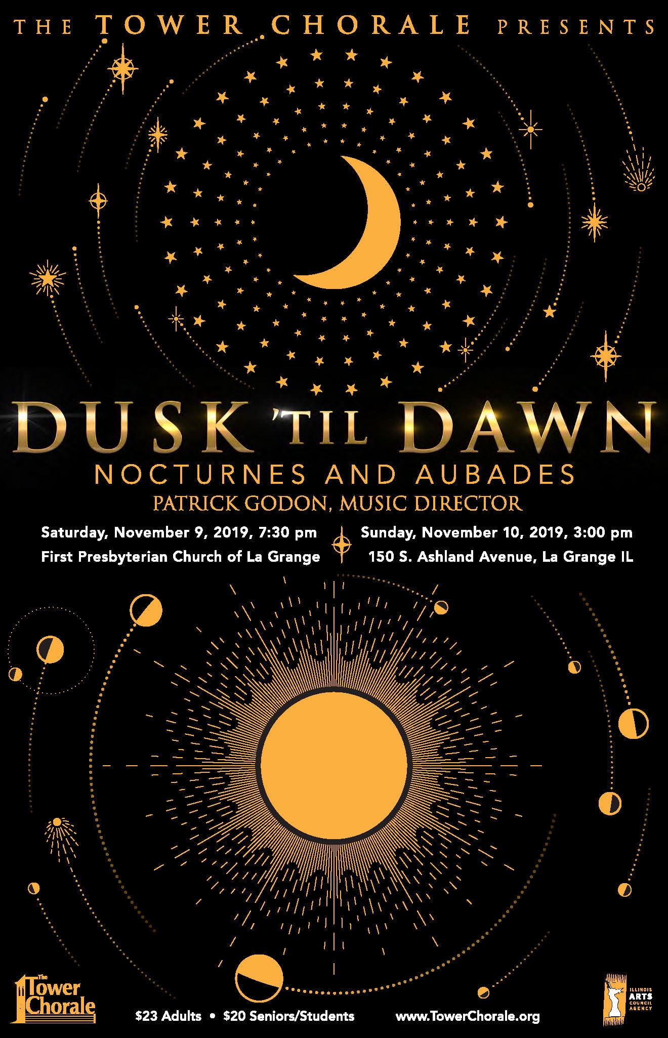 Dusk 'til Dawn concert poster