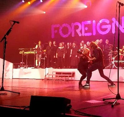 The Tower Chorale Performing with Foreigner