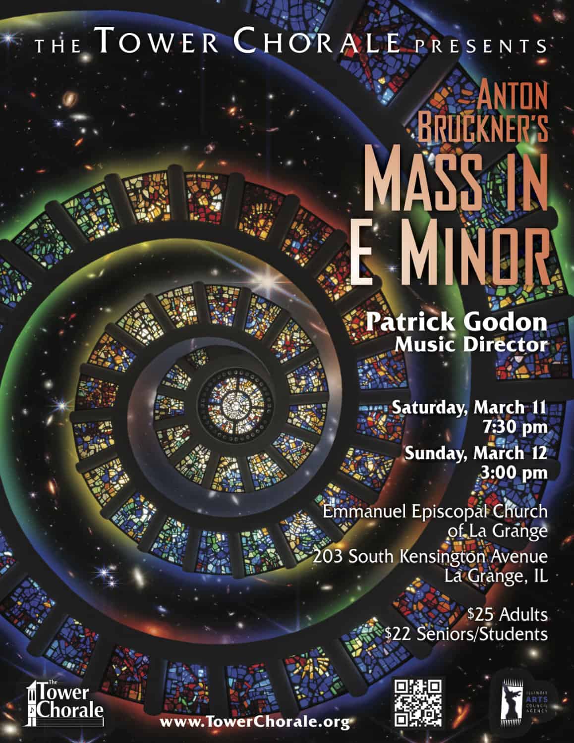 Mass in E Minor concert poster