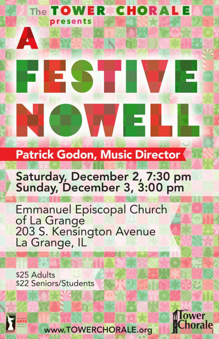 A Festive Nowell 2023 concert poster