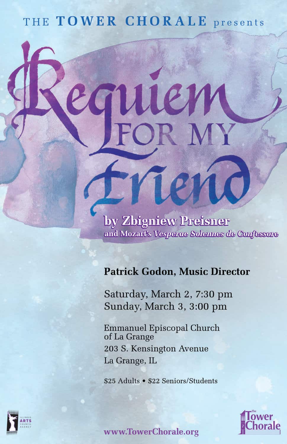Requiem for My Friend concert poster